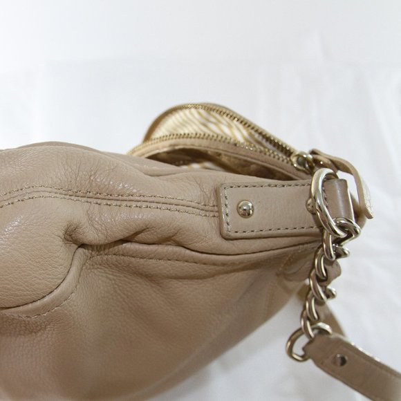 Kate Spade tan leather slouchy shoulder bag purse - Picture 12 of 14